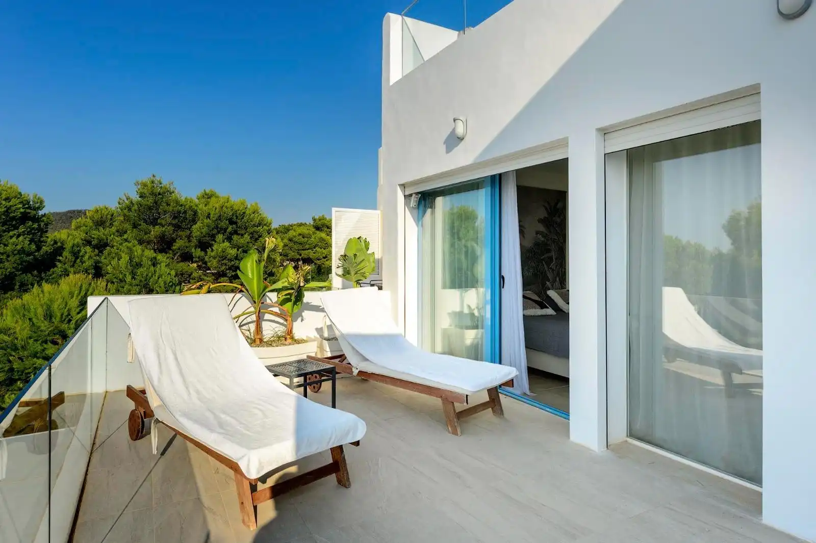 Terrace of Detached homes for sale in Sant Josep de sa Talaia  with Air Conditioner, Heating and Private garden