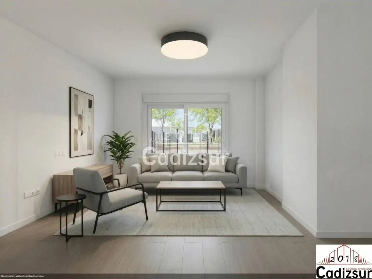 Sala de estar de Casa adosada en venta en Puerto Real con Aire acondicionado, Calefacción y Jardín privado