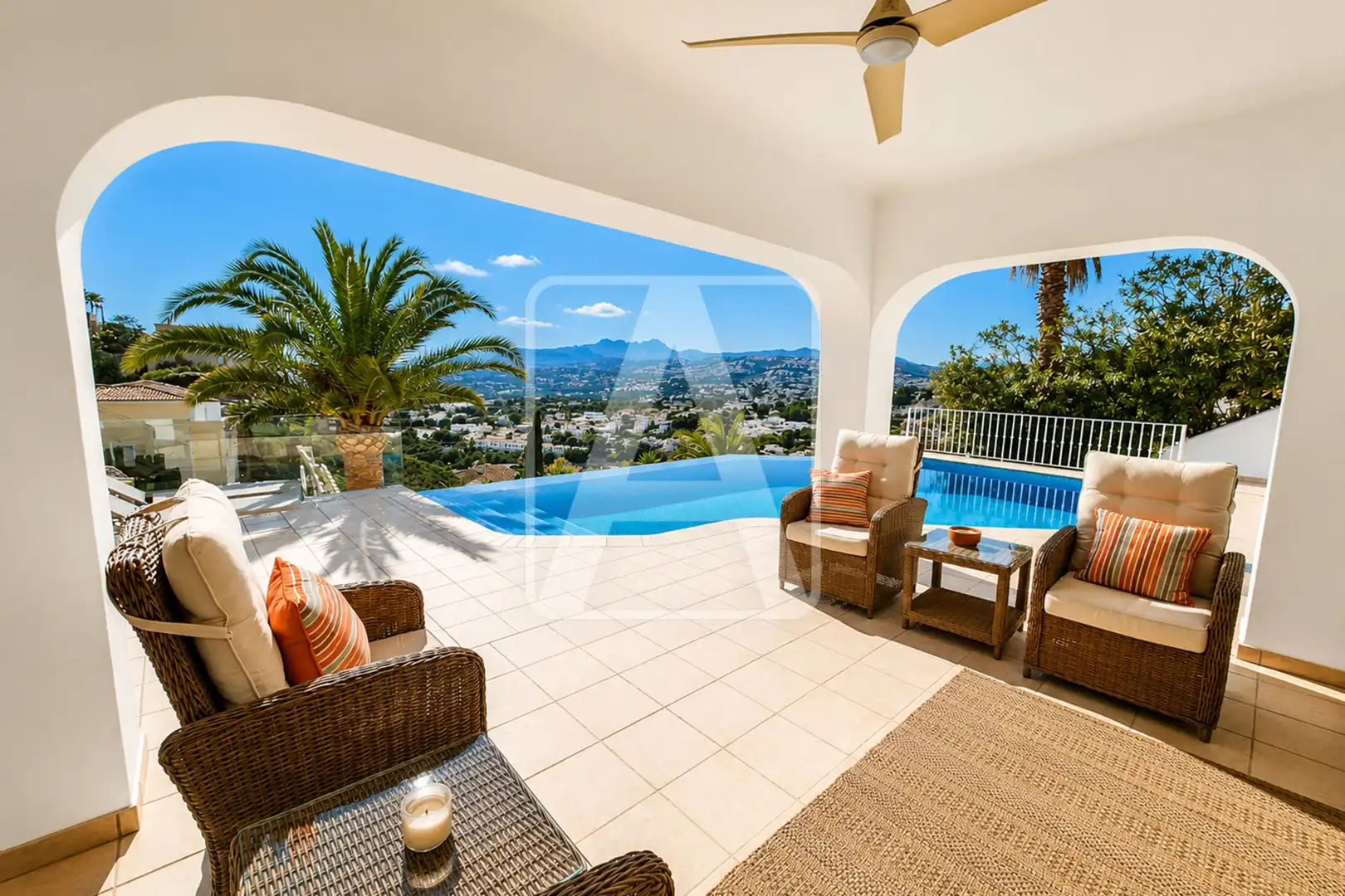 Terrace of Houses for sale in Moraira  with Air Conditioner, Heating and Private garden