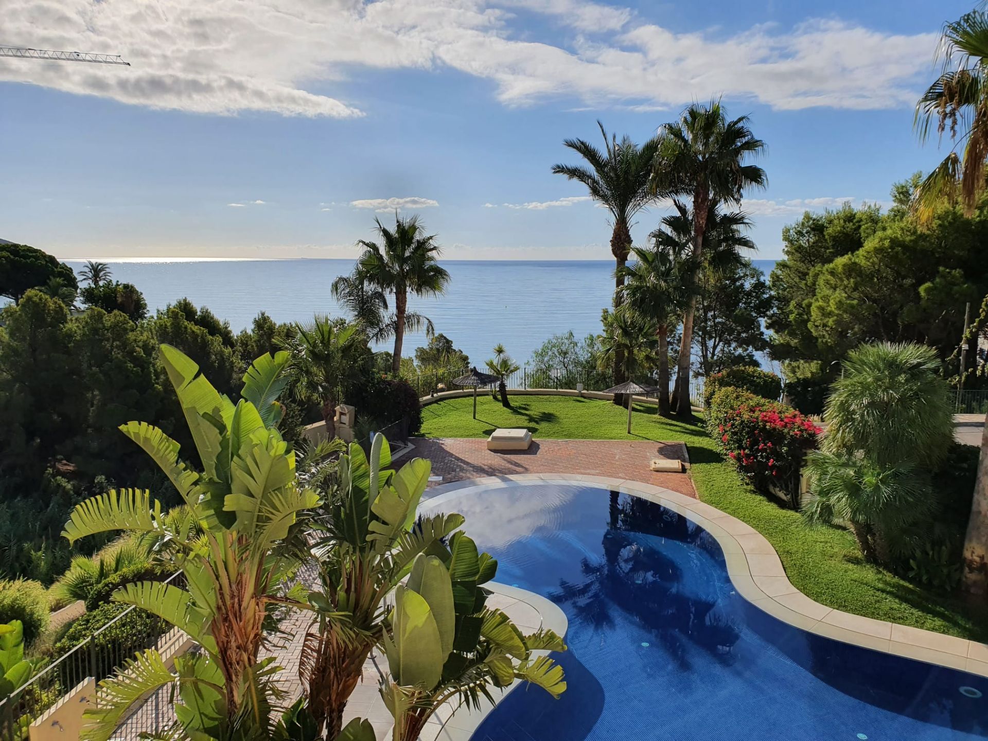 Jardín de Apartamento de alquiler en Altea con Aire acondicionado, Calefacción y Trastero