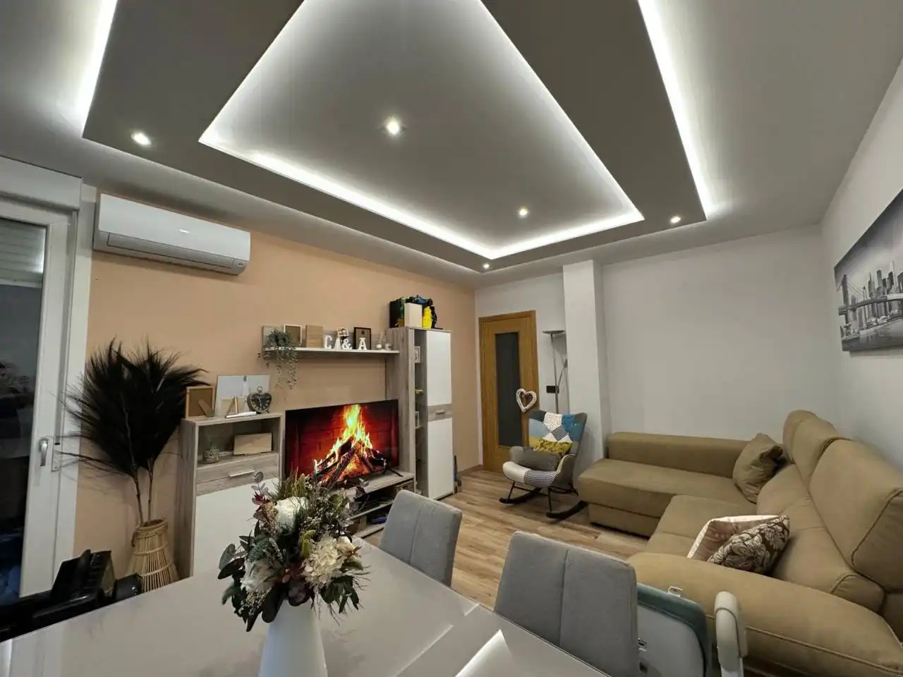 Sala de estar de Piso en venta en Ourense Capital  con Calefacción, Trastero y Balcón