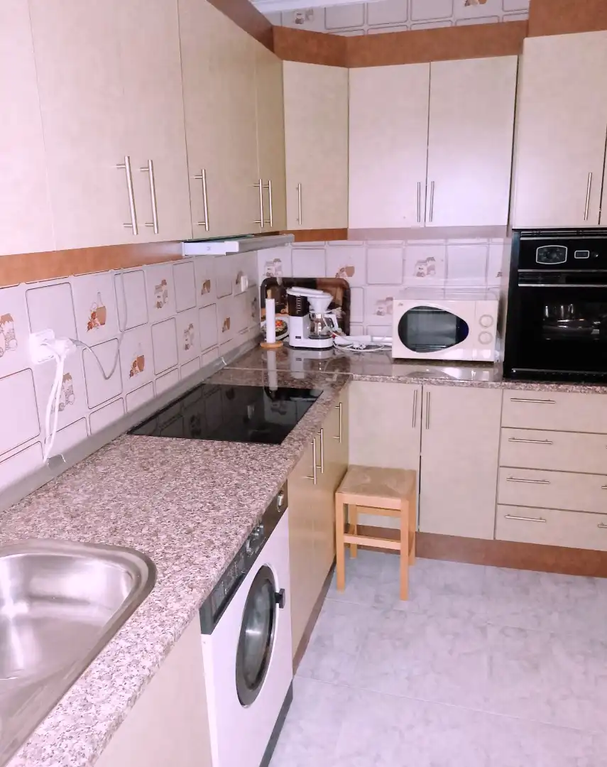 Kitchen of Flat for sale in Puertollano  with Air Conditioner, Furnished and Balcony