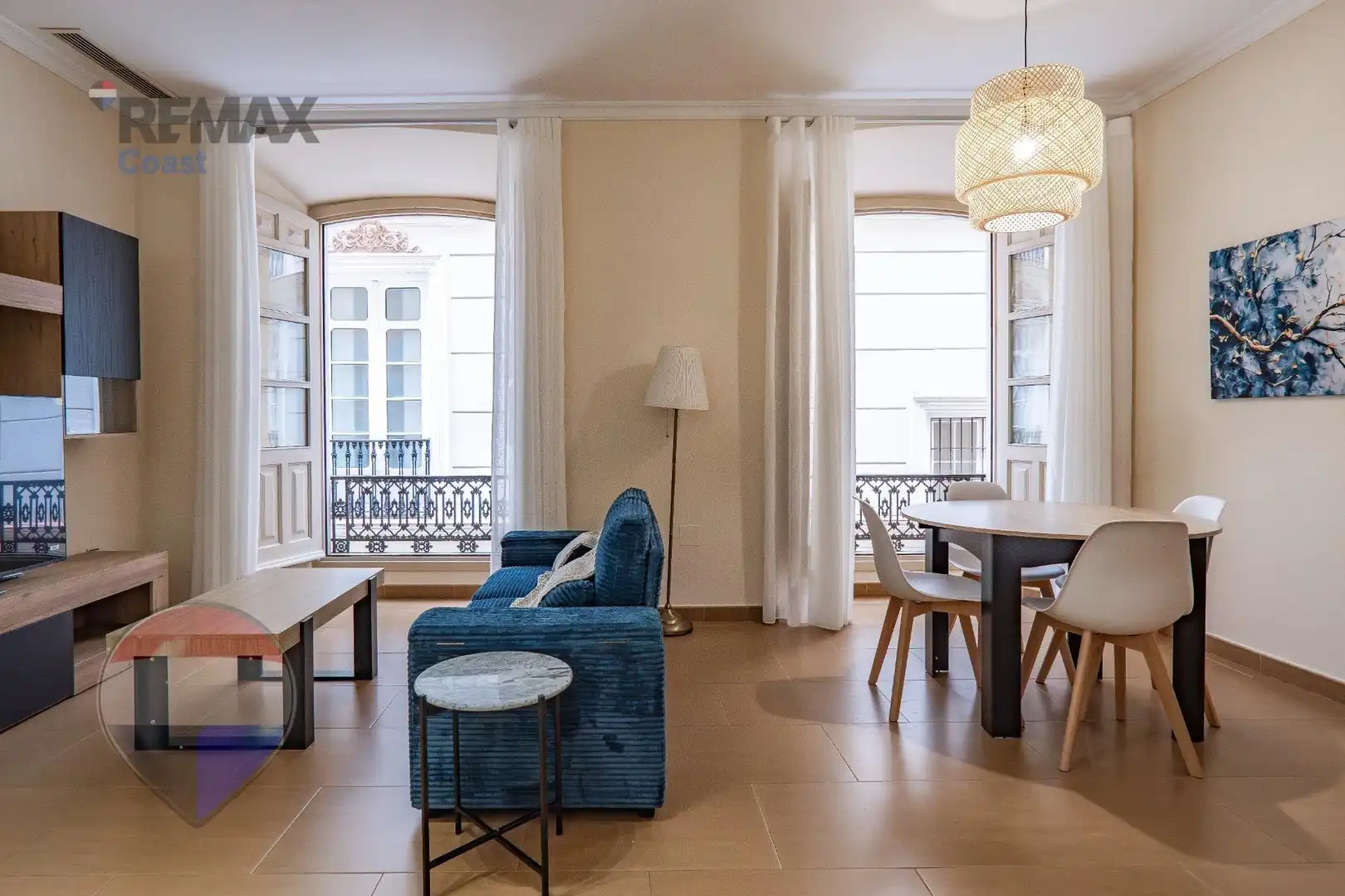 Sala d'estar de Apartament de lloguer en Málaga Capital