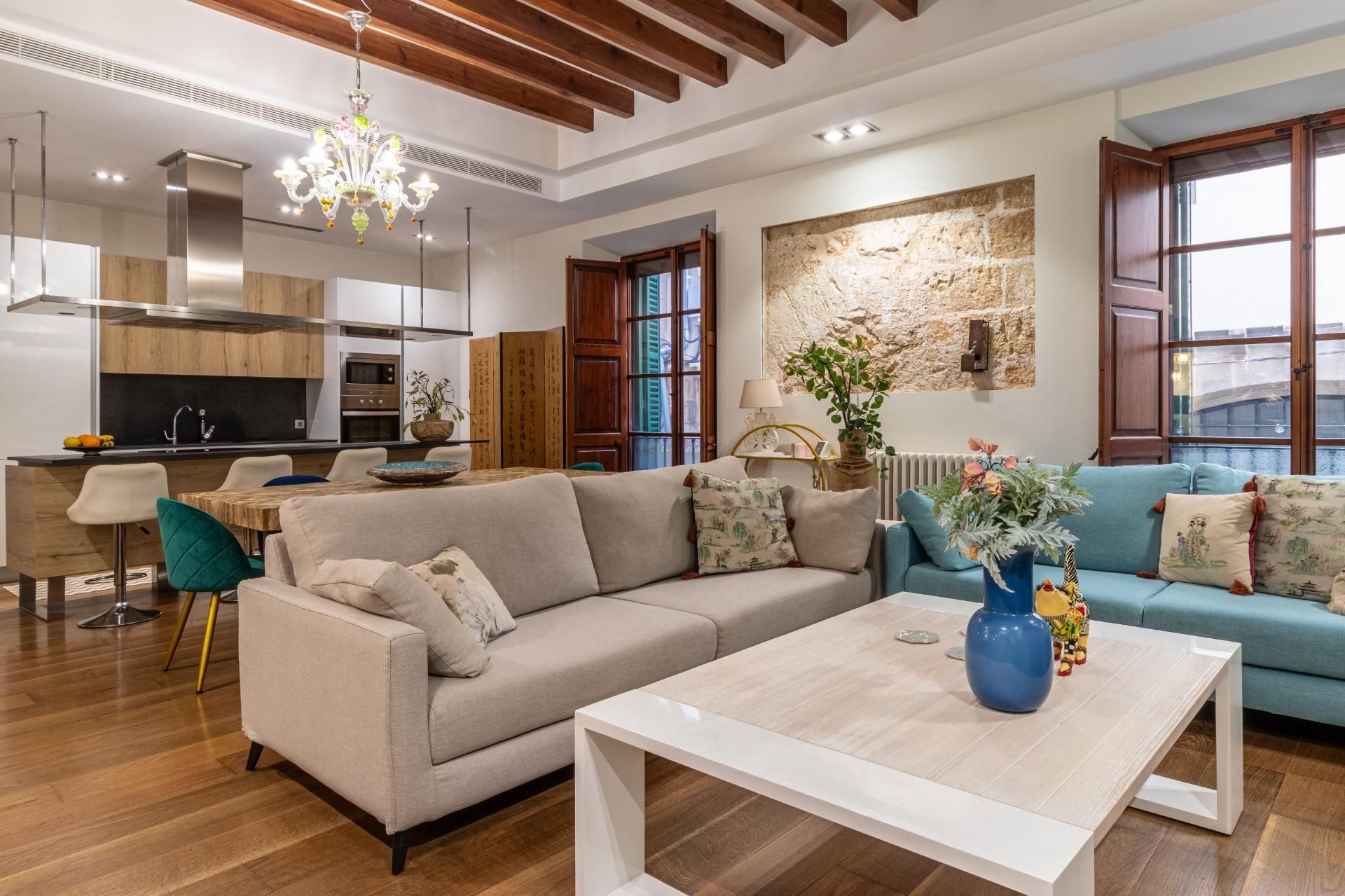 Sala d'estar de Planta baixa en venda en  Palma de Mallorca amb Aire condicionat, Calefacció i Parquet