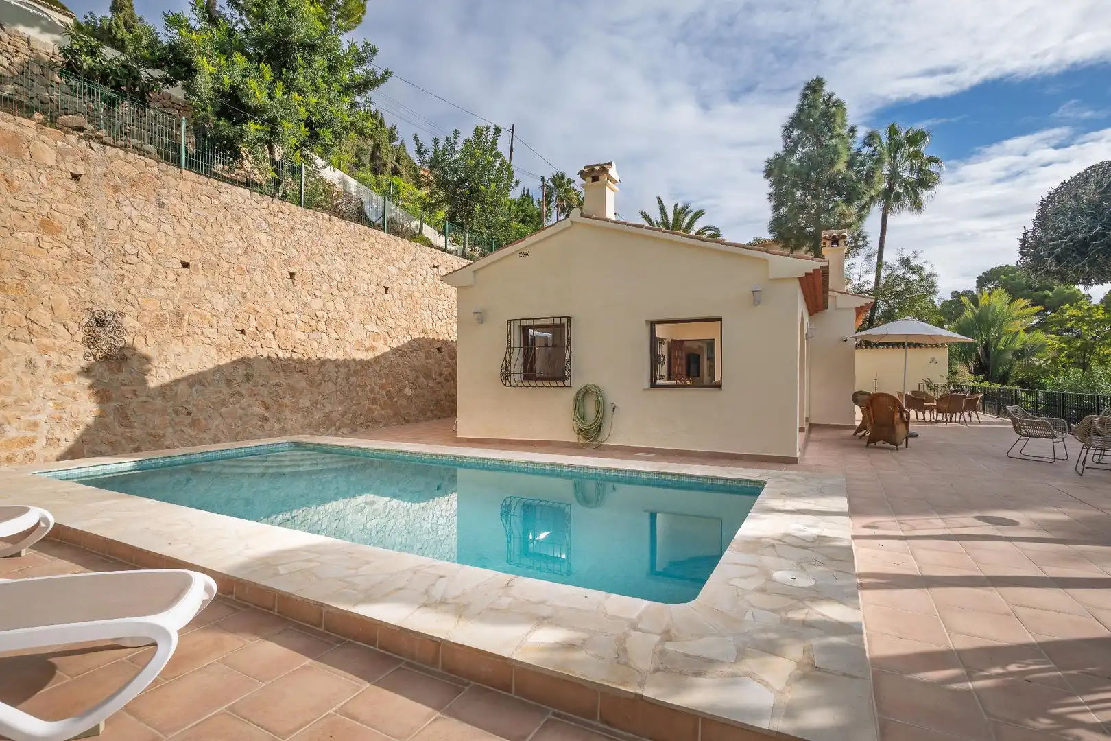 Vista exterior de Casa o chalet en venta en Altea con Aire acondicionado, Calefacción y Piscina