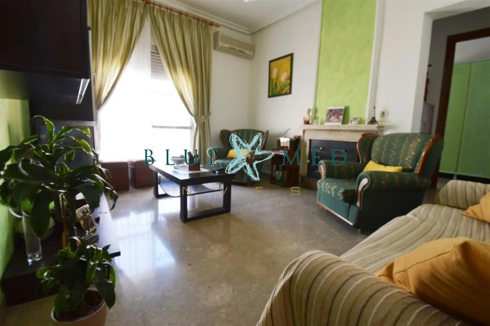 Sala de estar de Casa o chalet en venta en Alhama de Murcia con Terraza, Amueblado y Balcón