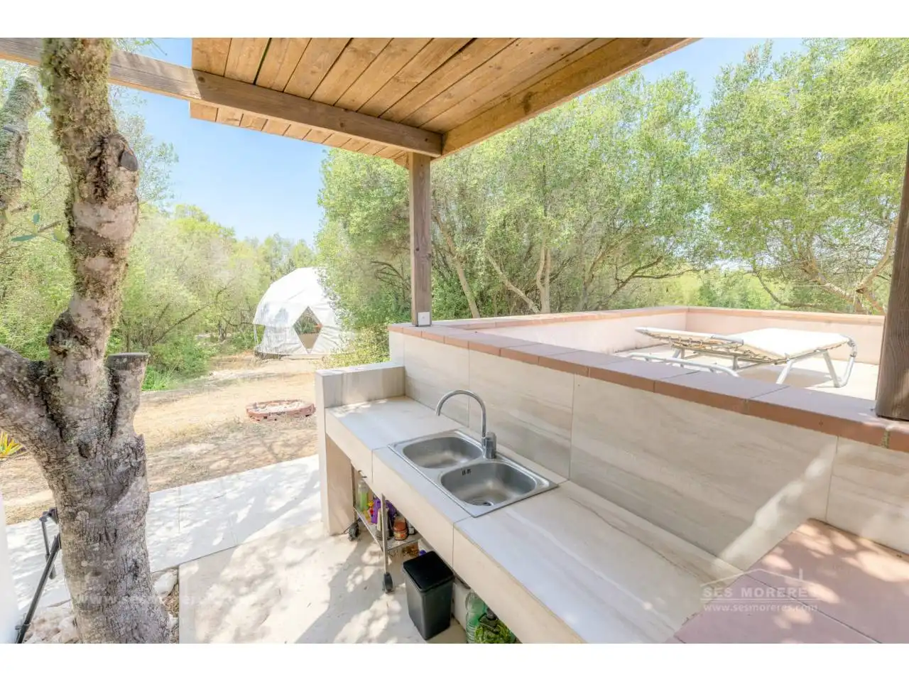 Terrassa de Finca rústica en venda en Ciutadella de Menorca amb Calefacció, Jardí privat i Terrassa