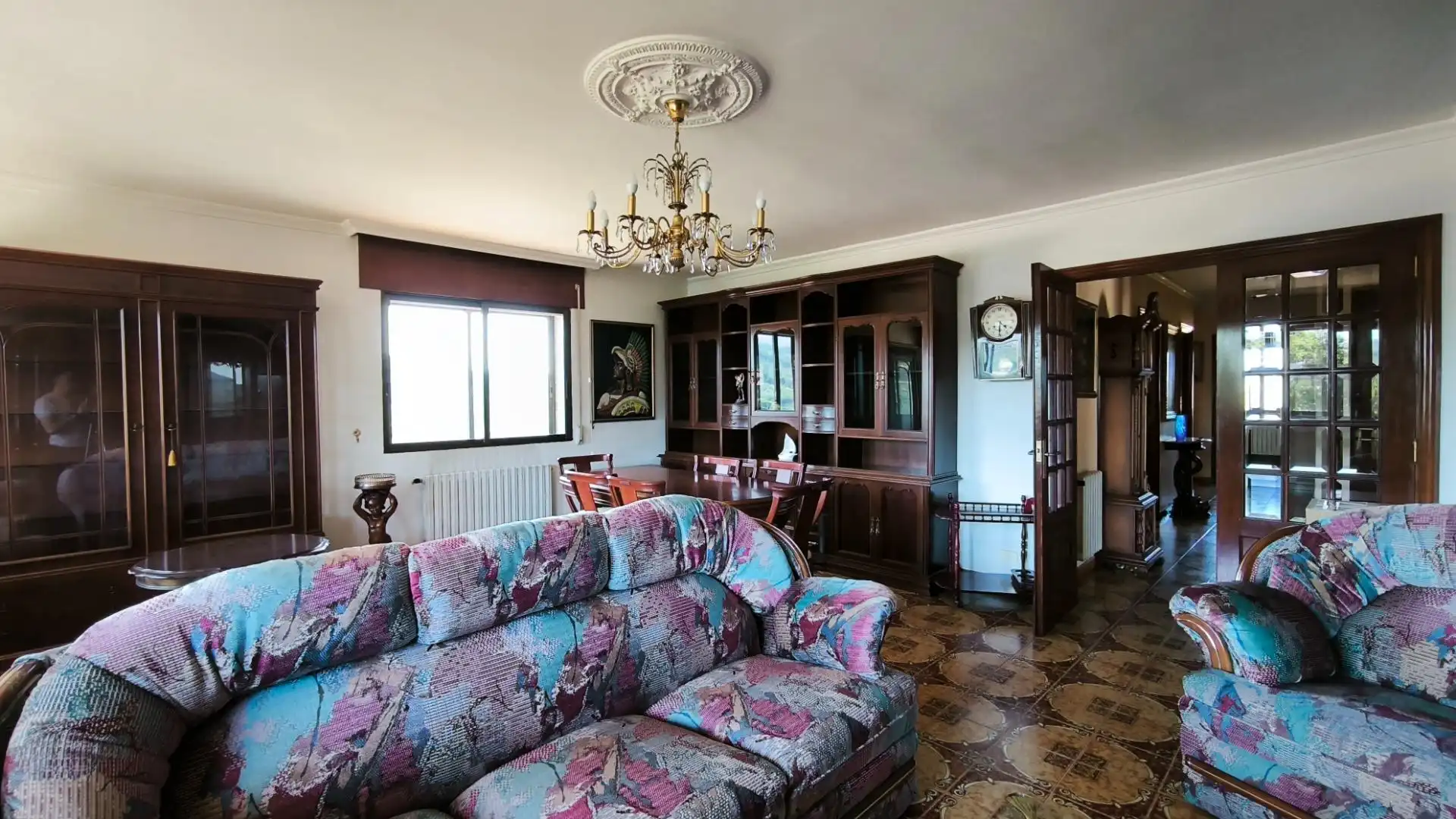 Sala de estar de Casa o chalet en venta en A Lama   con Calefacción, Trastero y Balcón