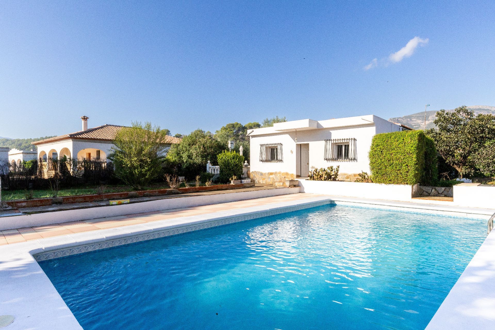 Piscina de Casa o xalet en venda en Palma de Gandia amb Aire condicionat, Jardí privat i Terrassa