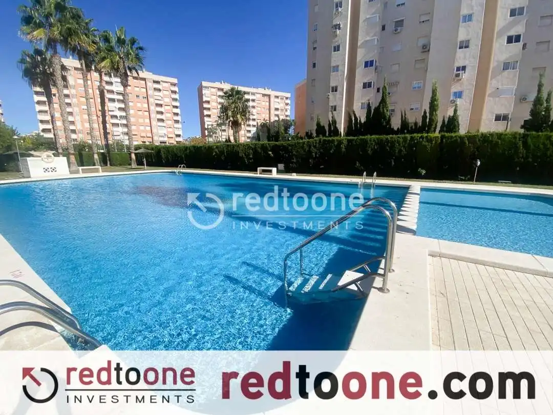 Piso con piscina en alquiler en Playa de San Juan - El Cabo de las Huertas, imagen 2