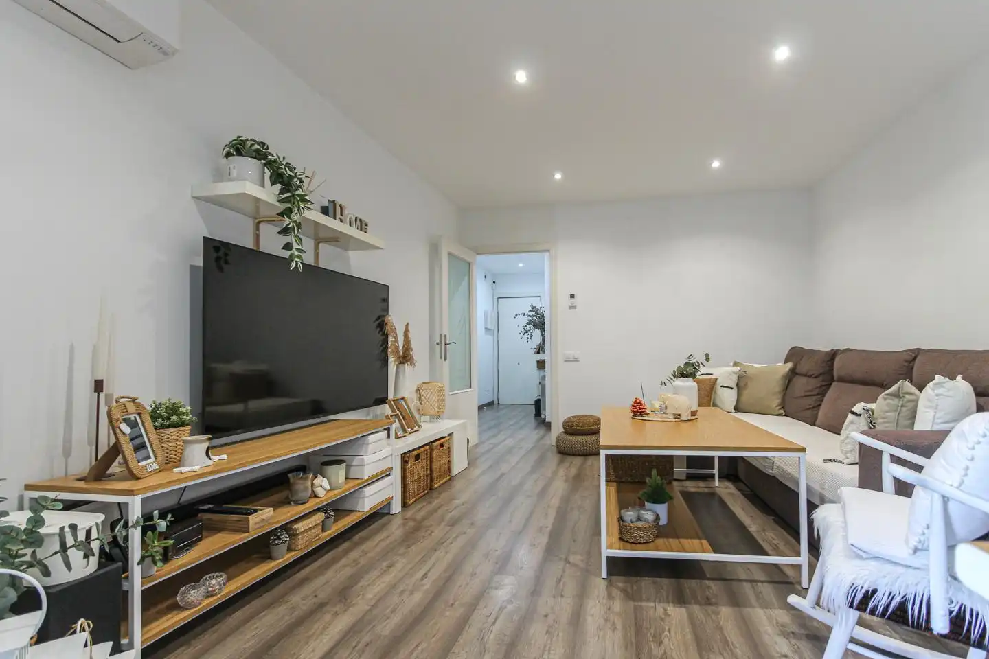 Wohnzimmer von Wohnung zum Verkauf in Montcada i Reixac mit Klimaanlage, Terrasse und Möbliert