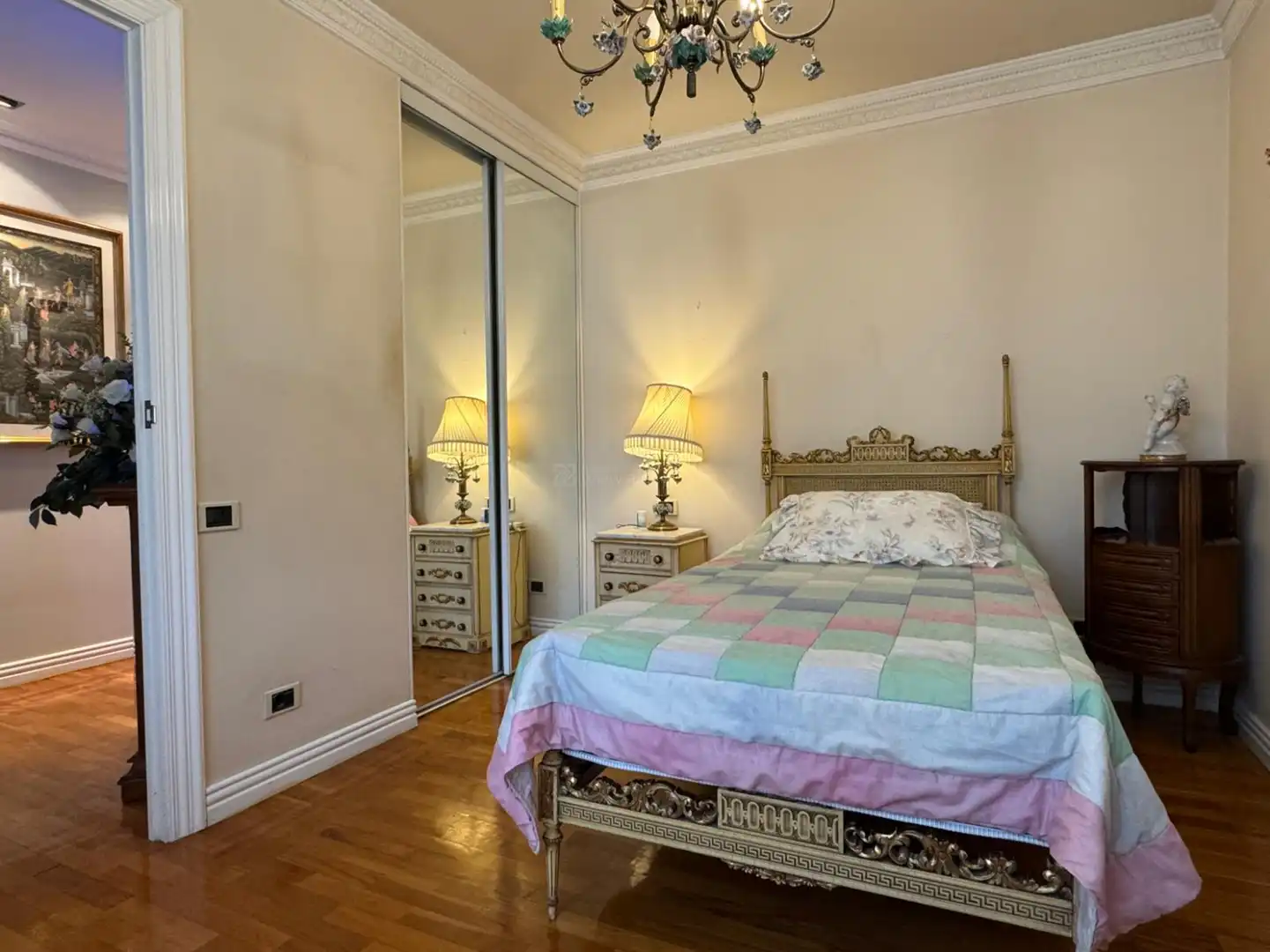 Schlafzimmer von Haus oder Chalet zum Verkauf in  Logroño mit Klimaanlage, Heizung und Privatgarten