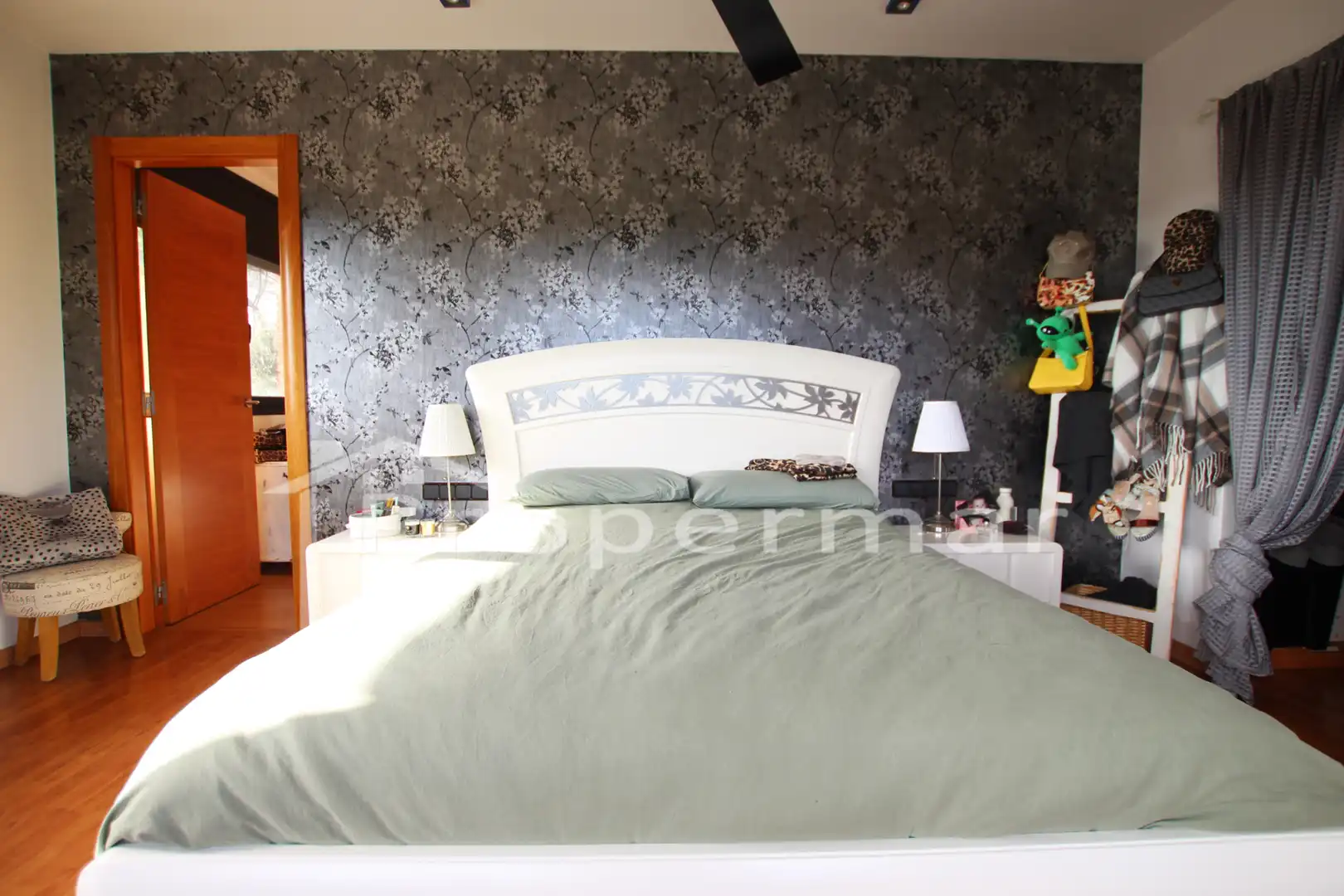 Schlafzimmer von Haus oder Chalet zum Verkauf in Sant Antoni de Vilamajor mit Klimaanlage, Heizung und Privatgarten