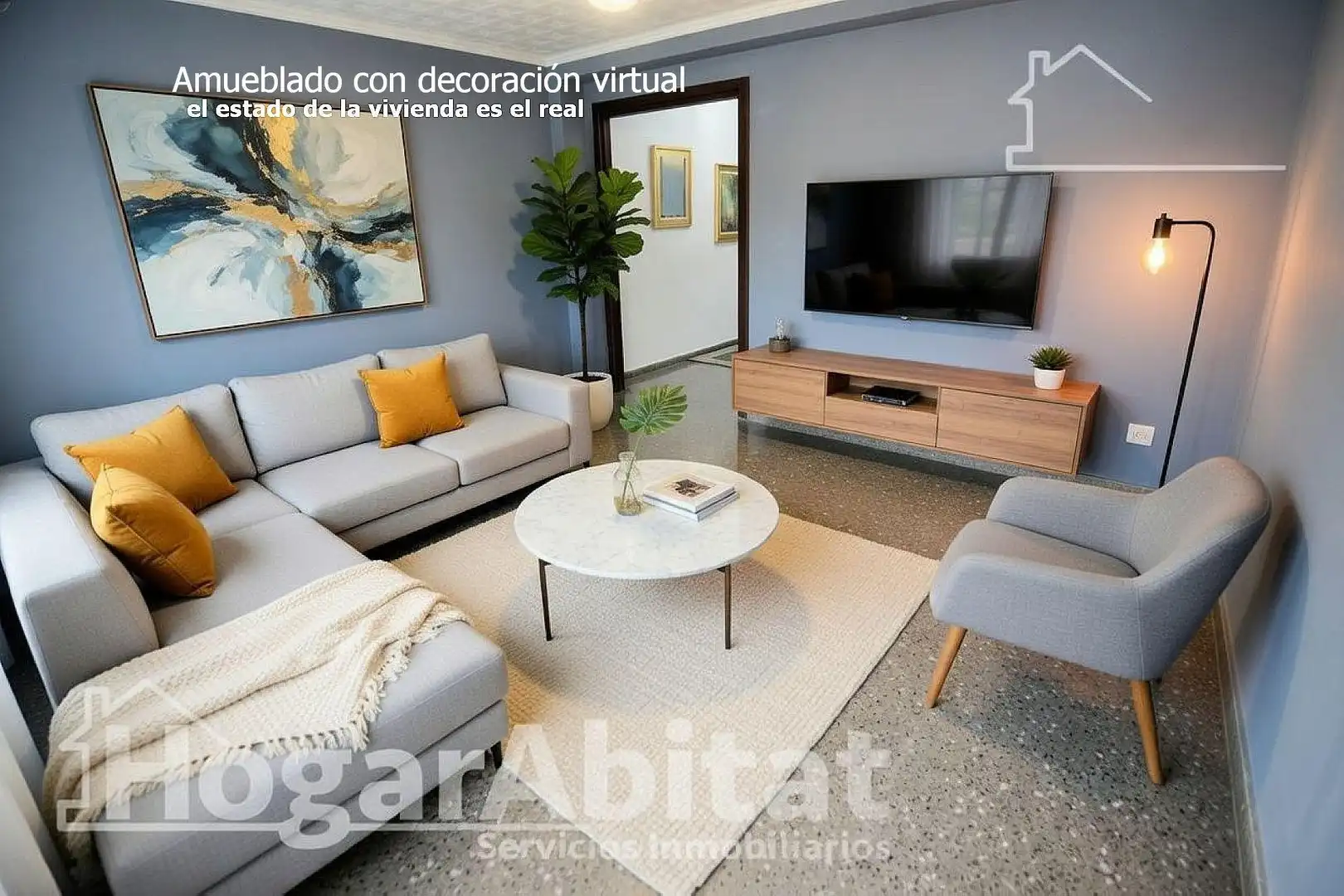 Sala de estar de Piso en venta en Valencia con Terraza