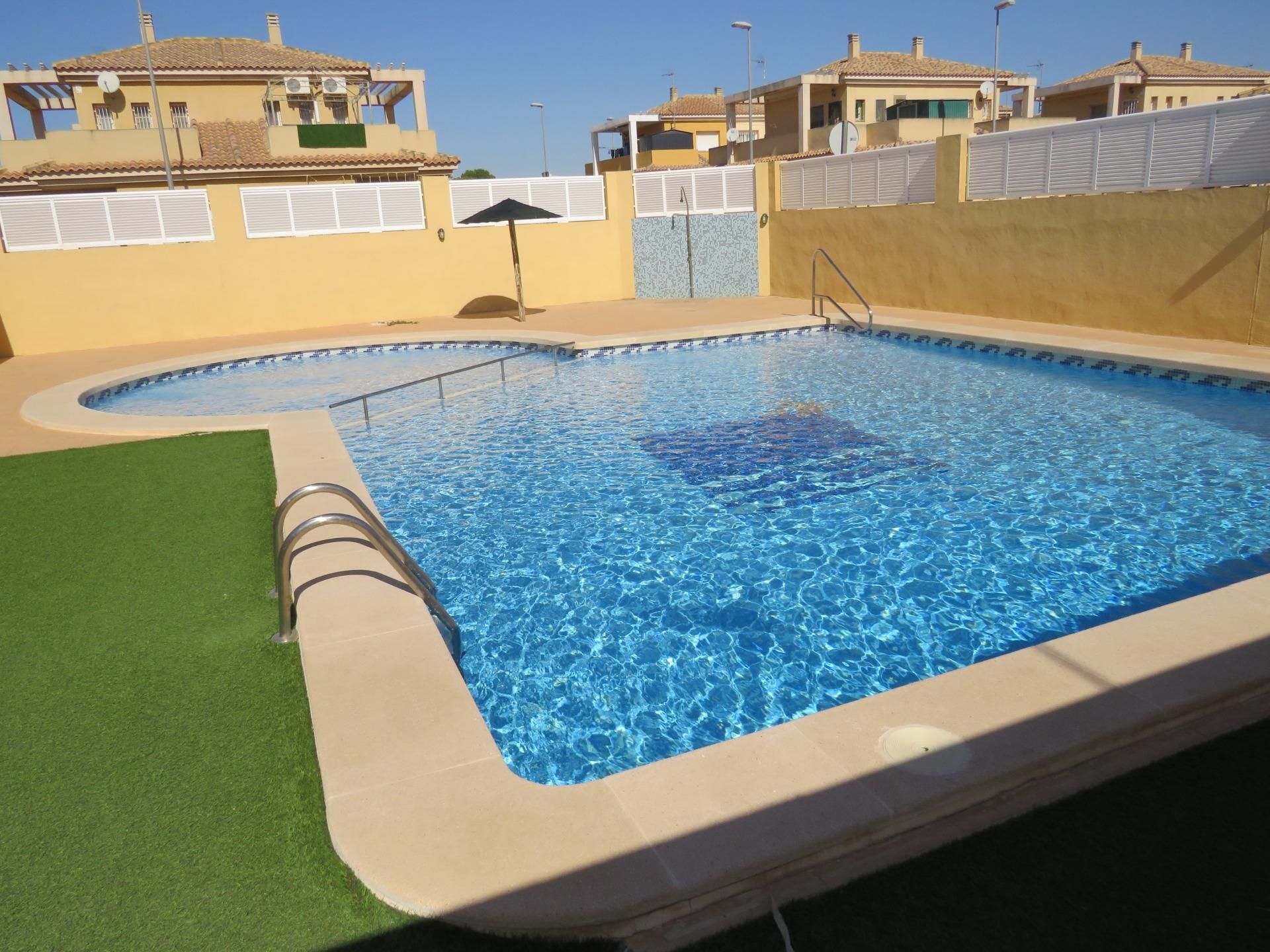 Swimming pool of Single-family semi-detached for sale in Torre-Pacheco  with Private garden