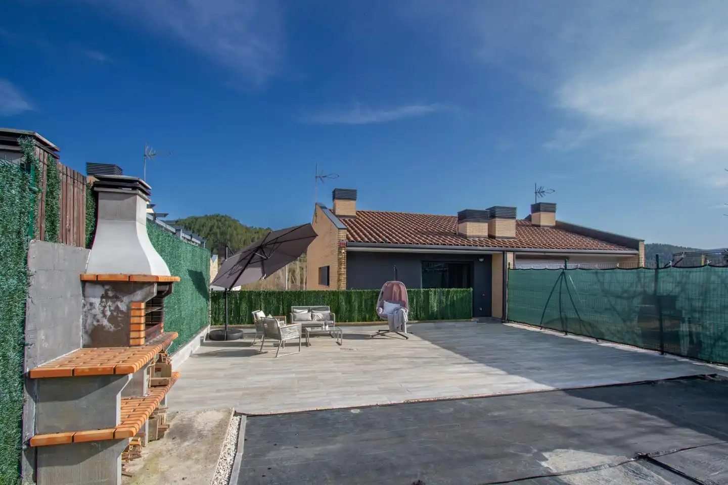 Terraza de Casa o chalet en venta en Aoiz / Agoitz con Jardín privado, Terraza y Amueblado