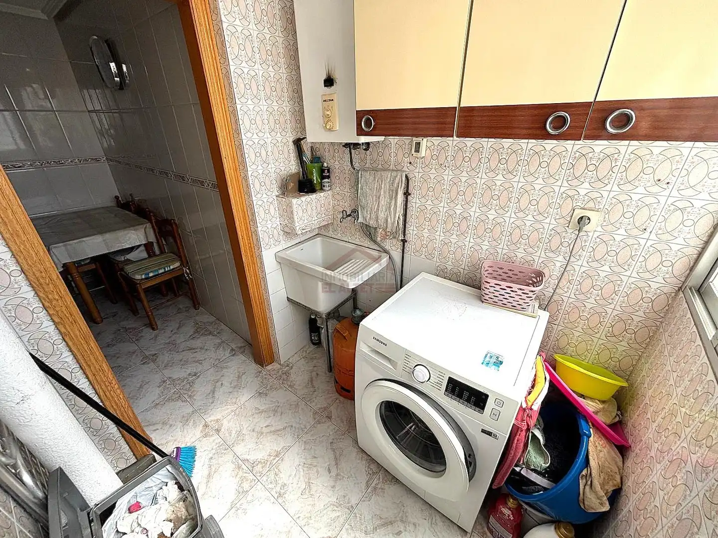 Kitchen of Flat for sale in Elche / Elx  with Furnished, Oven and Balcony
