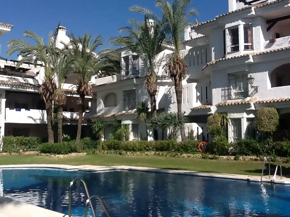 Garden of Attic for rent in Marbella  with Air Conditioner, Terrace and Furnished