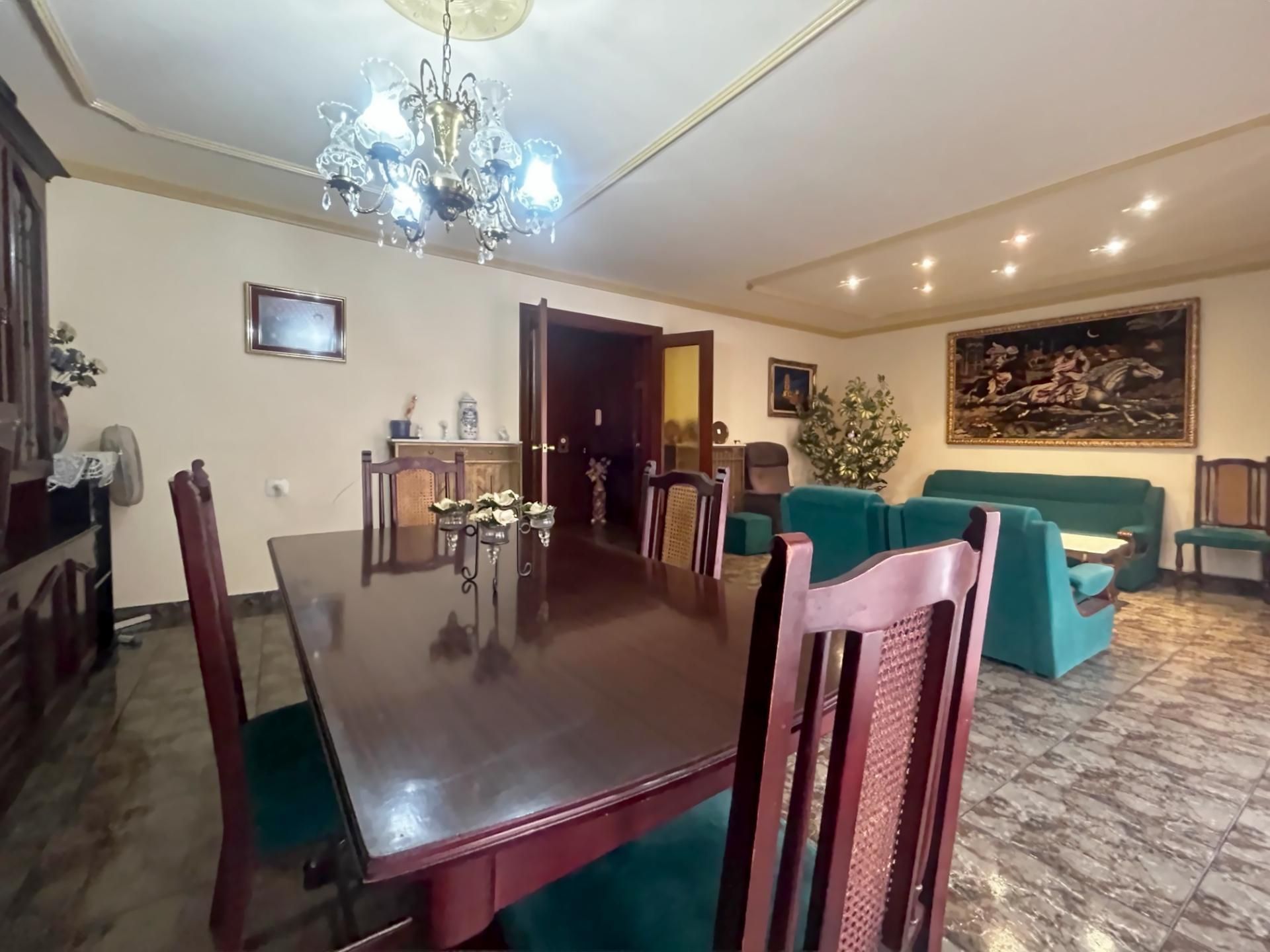 Dining room of Flat for sale in  Lleida Capital  with Heating, Terrace and Storage room