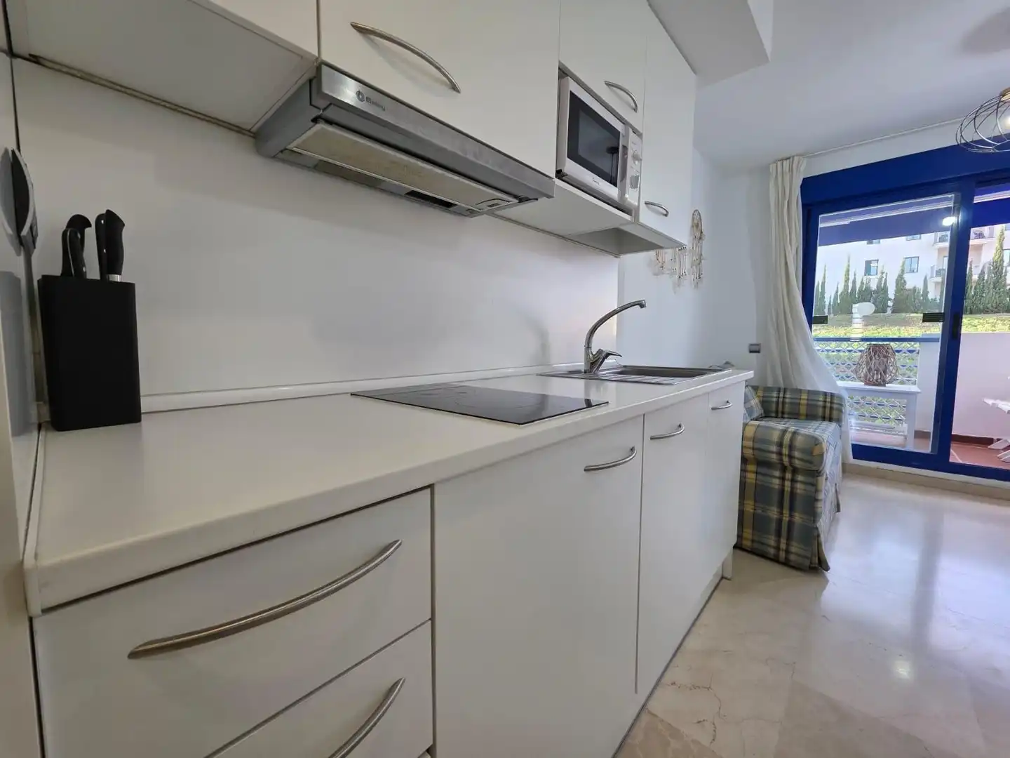 Kitchen of Flat for sale in Benalmádena  with Terrace, Storage room and Furnished