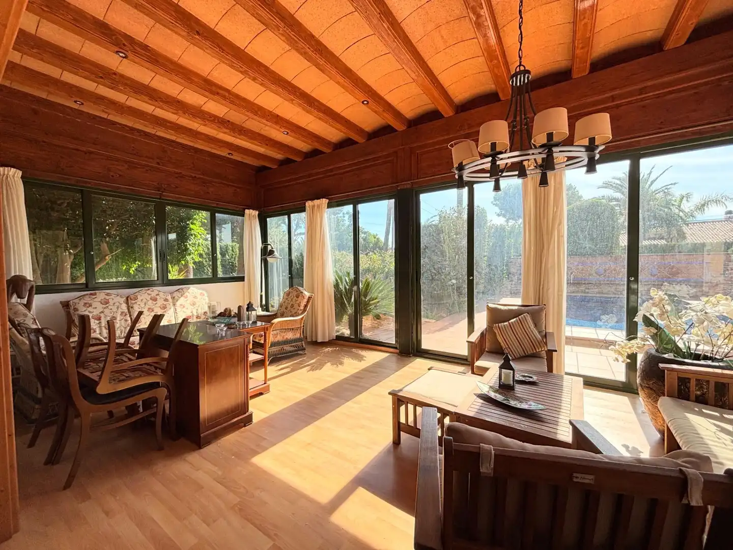 Esszimmer von Haus oder Chalet zum Verkauf in Benidorm mit Klimaanlage, Terrasse und Schwimmbad
