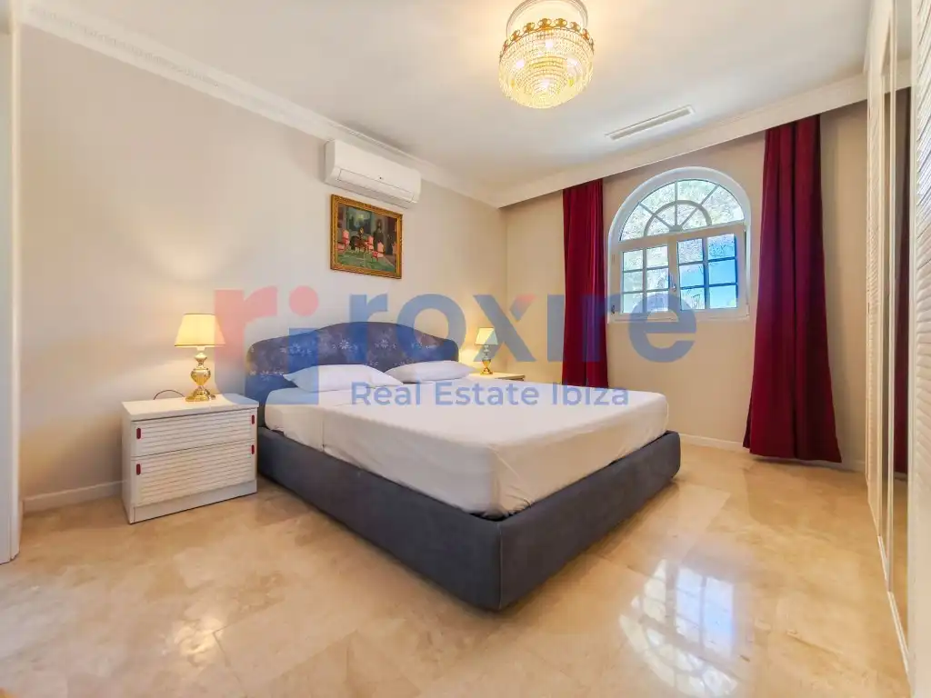 Bedroom of Houses for rent in Sant Josep de sa Talaia  with Air Conditioner, Private garden and Terrace