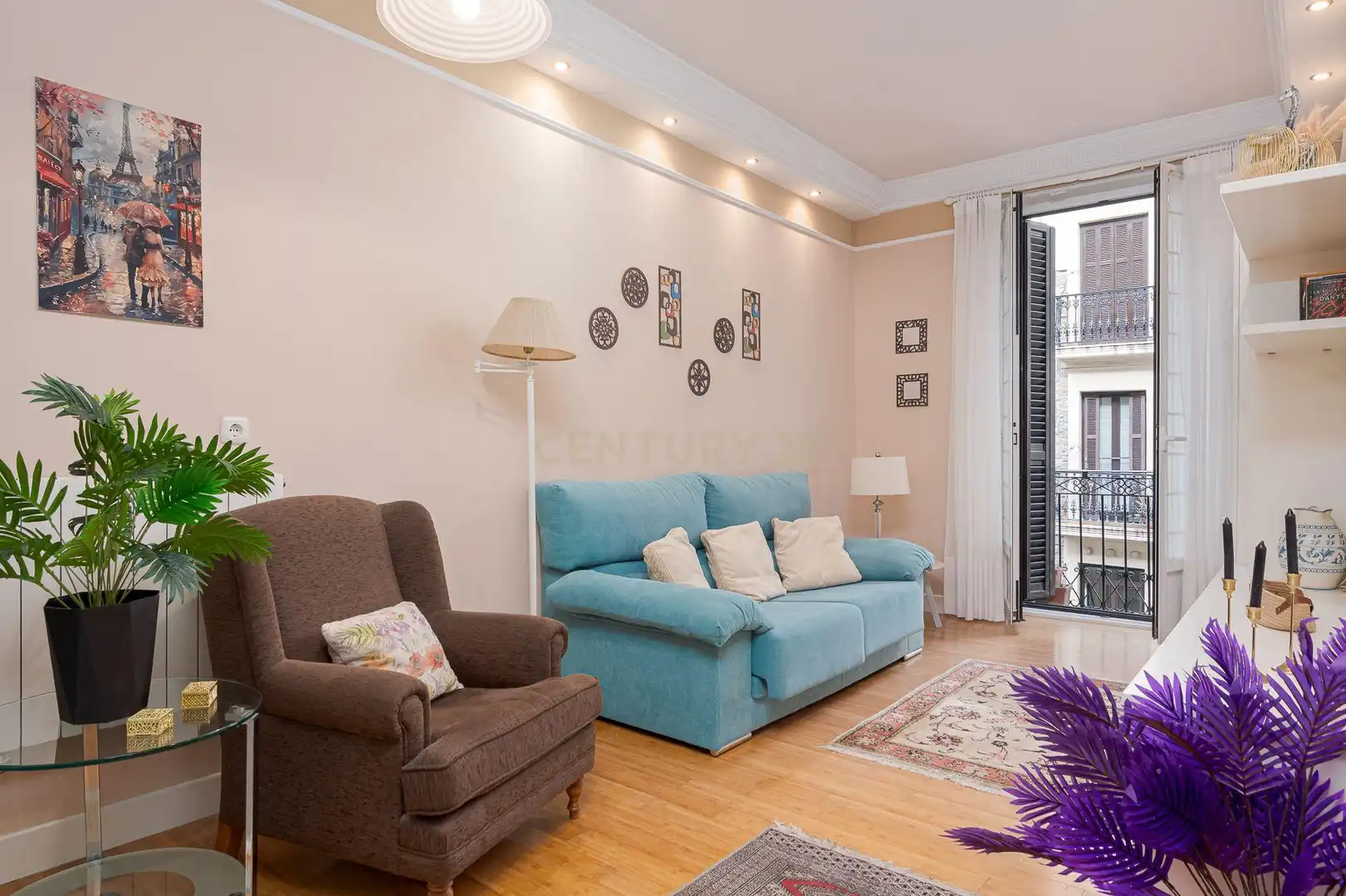 Sala d'estar de Apartament en venda en Donostia - San Sebastián  amb Forn, Rentadora i Microones