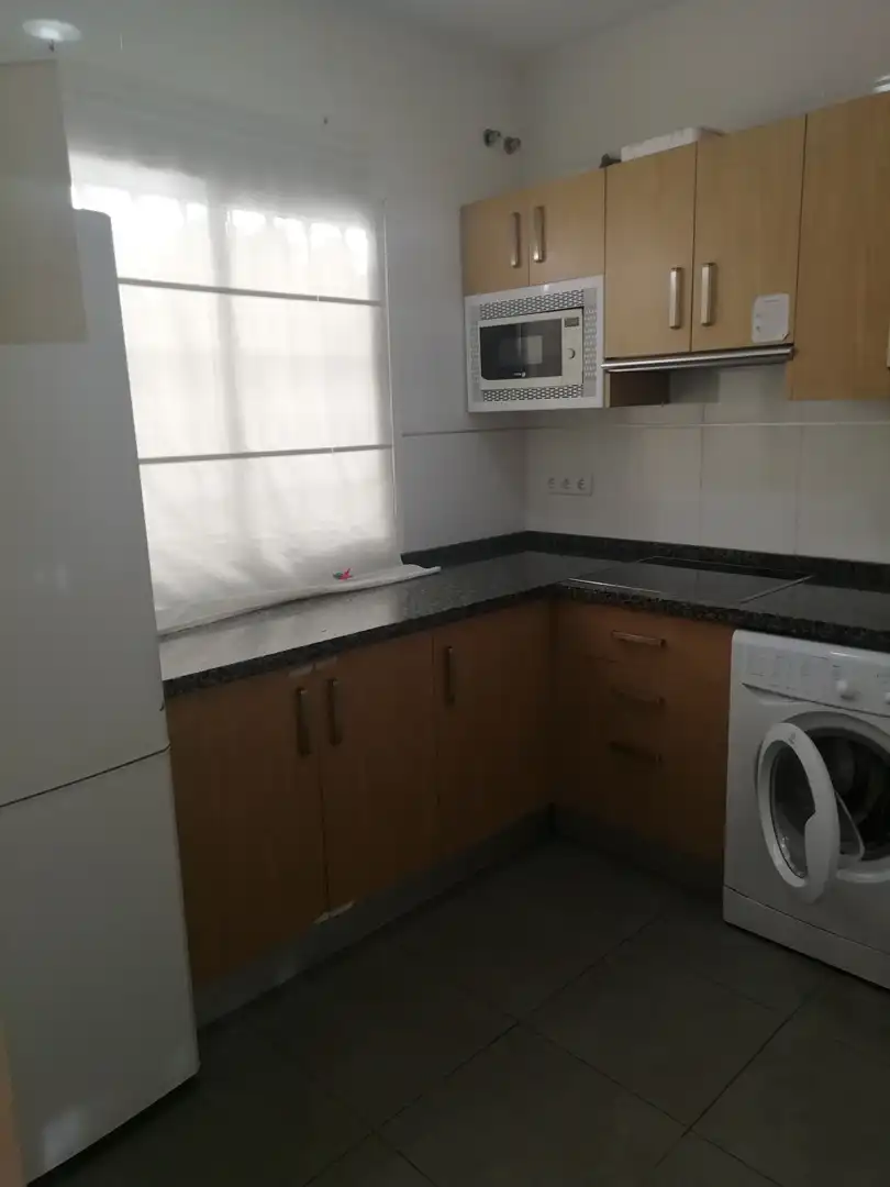 Cocina de Piso de alquiler en Málaga con Aire acondicionado, Amueblado y Lavadora