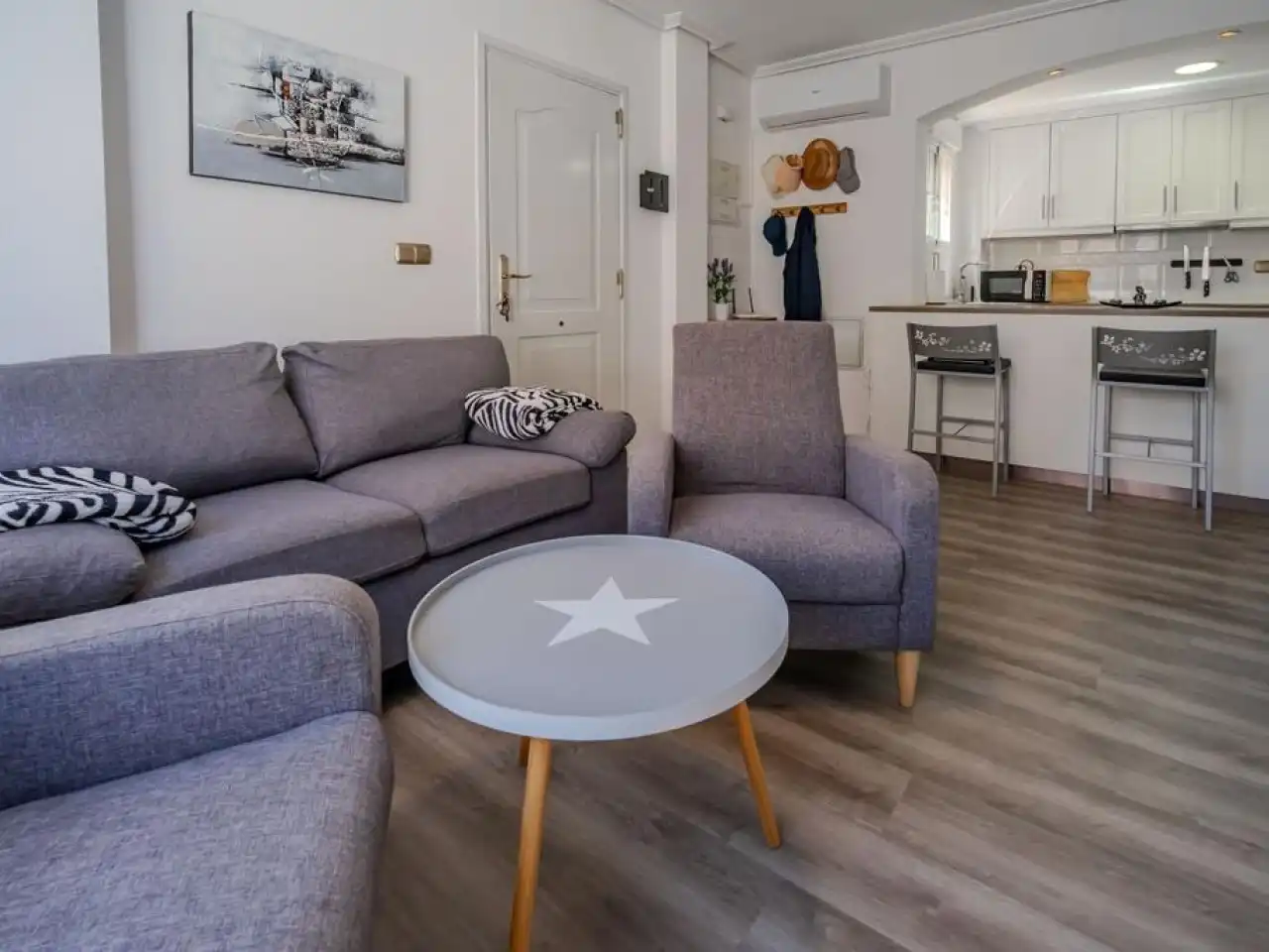 Living room of Houses for sale in Orihuela  with Air Conditioner, Heating and Terrace