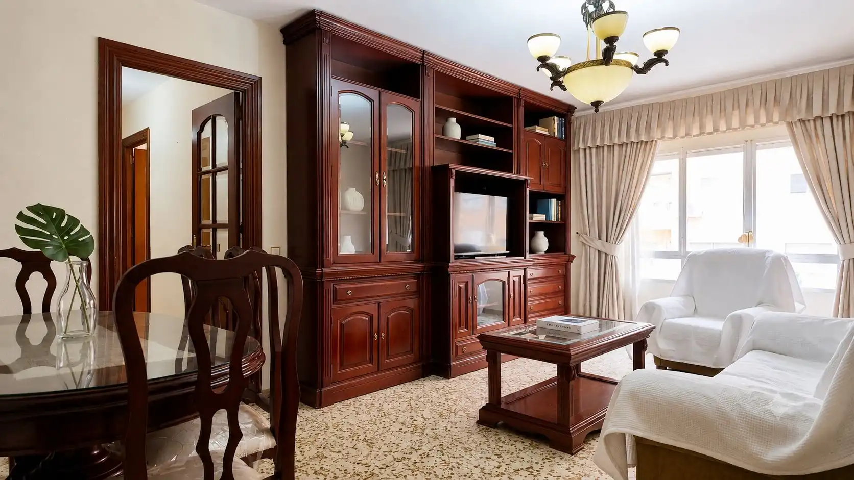 Sala de estar de Apartamento en venta en Málaga