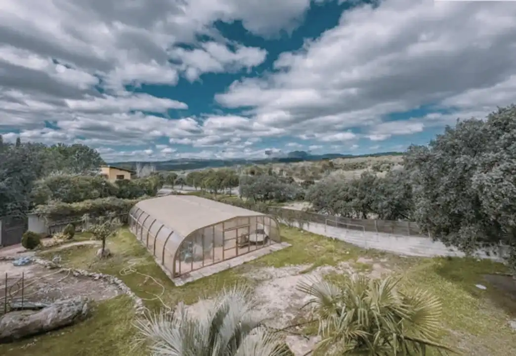 Vista exterior de Casa o chalet en venta en Colmenar del Arroyo con Aire acondicionado, Calefacción y Piscina