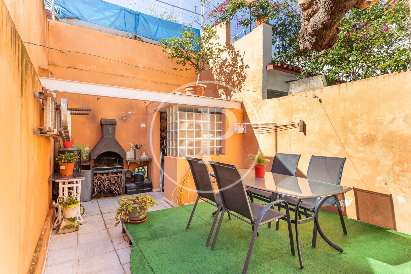 Garden of Single-family semi-detached for sale in Sabadell  with Air Conditioner, Heating and Terrace