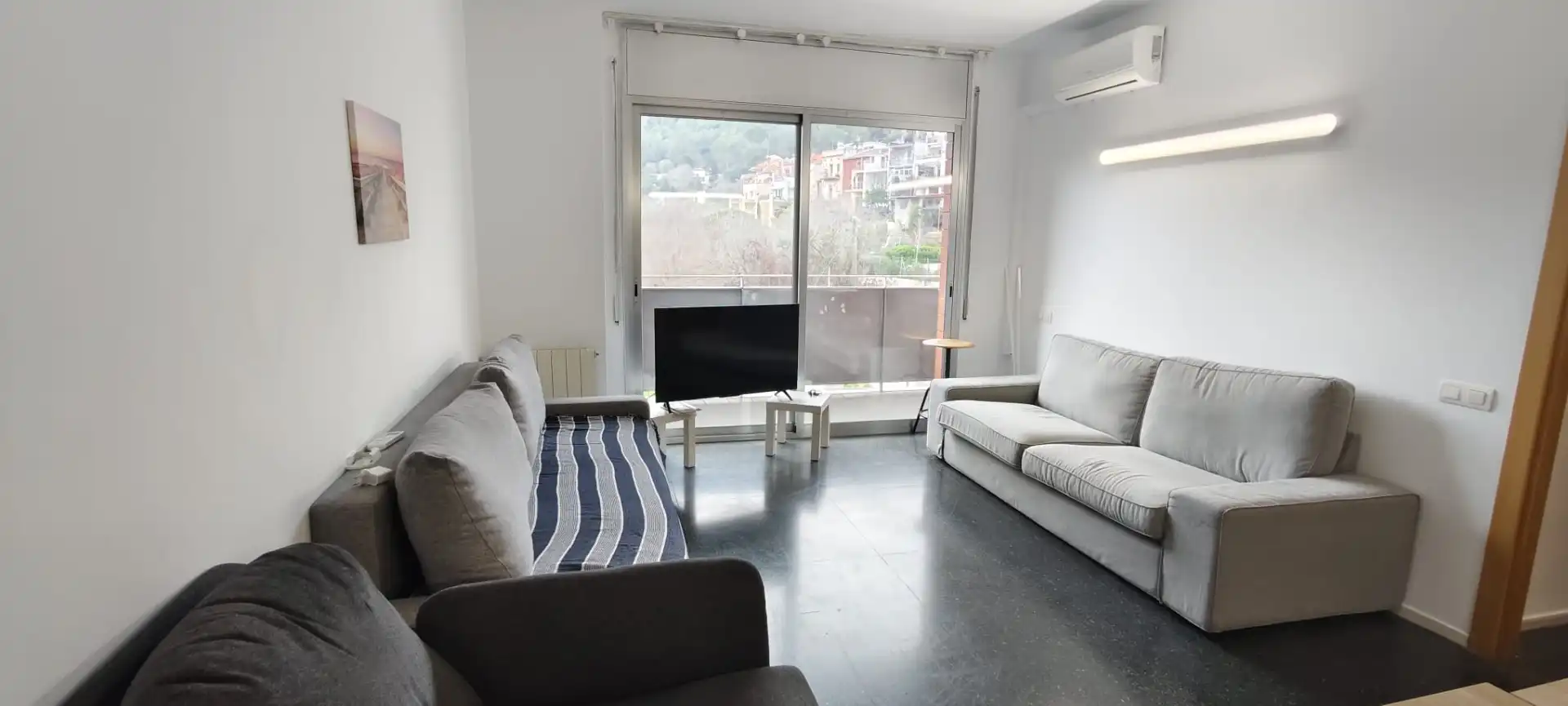 Sala de estar de Piso en venta en Cervelló con Aire acondicionado, Calefacción y Amueblado