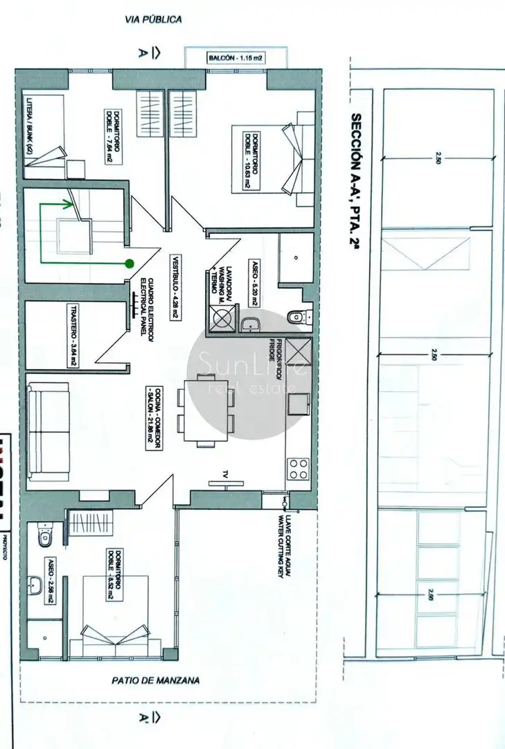 Penthouse for sale in de Cervantes, imagen 39