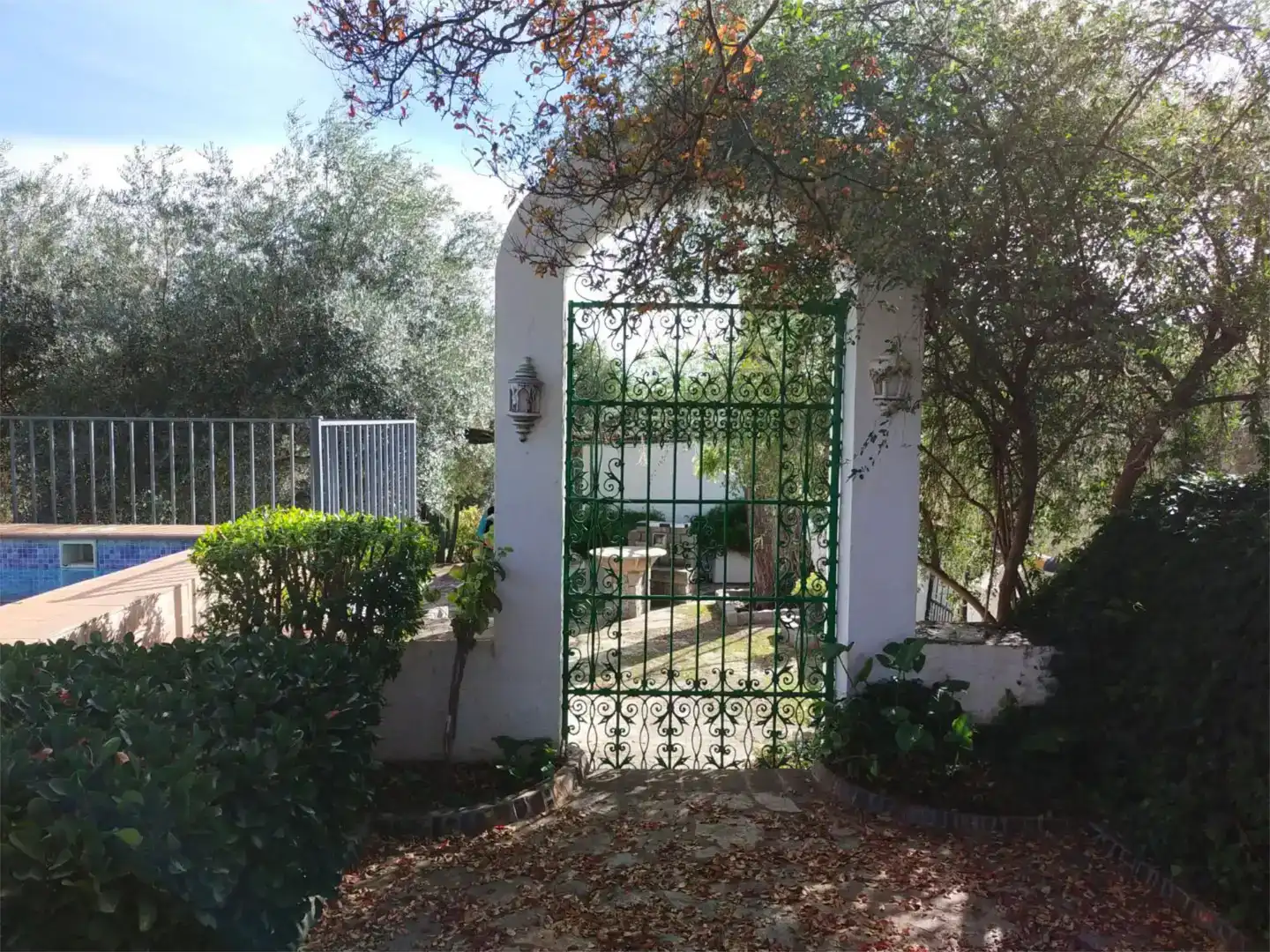 Jardí de Finca rústica en venda en Hornachuelos amb Jardí privat, Piscina i Moblat