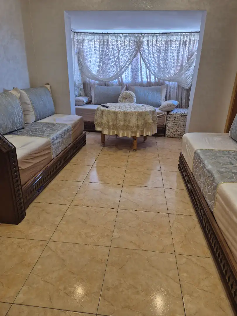 Sala de estar de Piso en venta en Terrassa con Terraza, Horno y Balcón