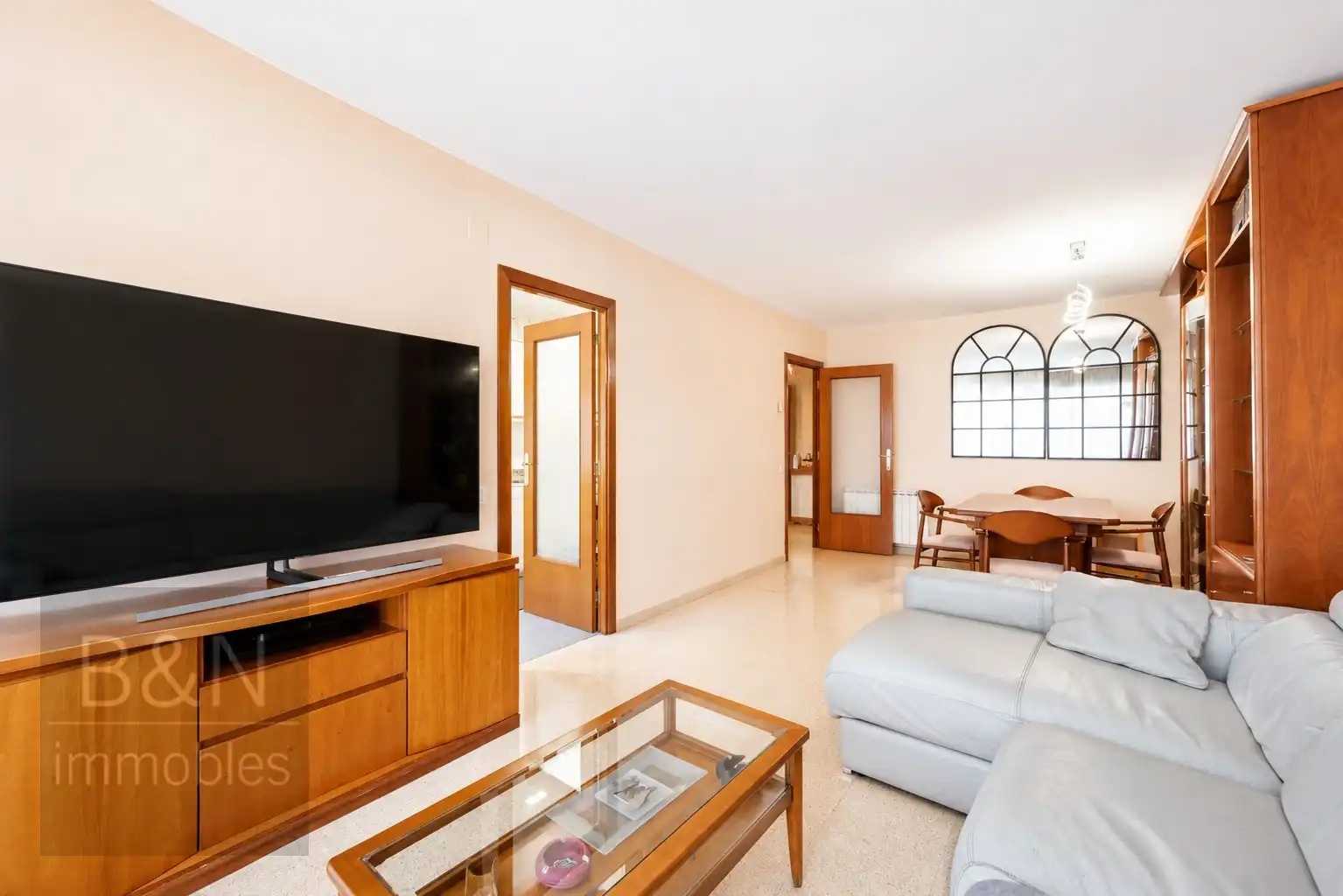 Sala de estar de Piso en venta en Terrassa con Aire acondicionado, Calefacción y Balcón