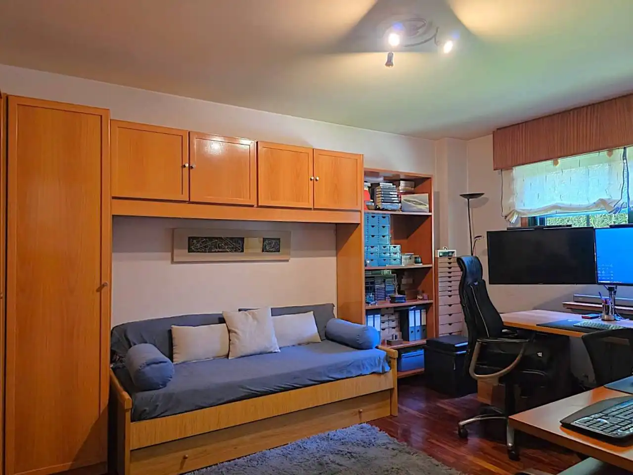 Schlafzimmer von Einfamilien-Reihenhaus zum Verkauf in Sada (A Coruña) mit Klimaanlage, Heizung und Privatgarten