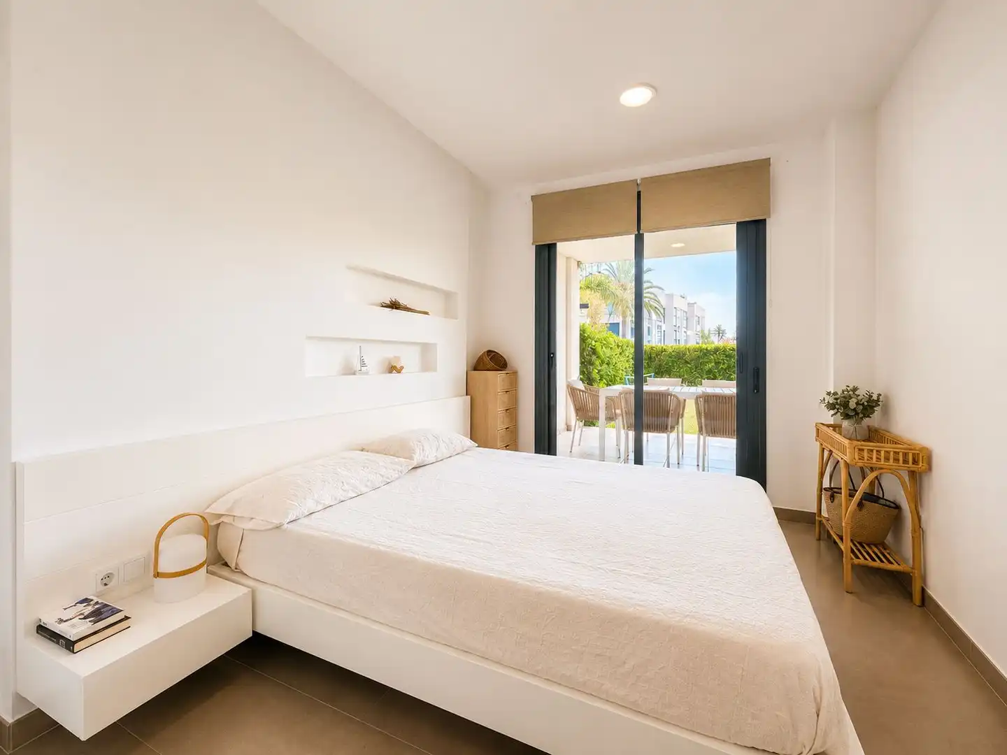 Bedroom of Apartments for rent in Jávea / Xàbia  with Air Conditioner, Private garden and Terrace