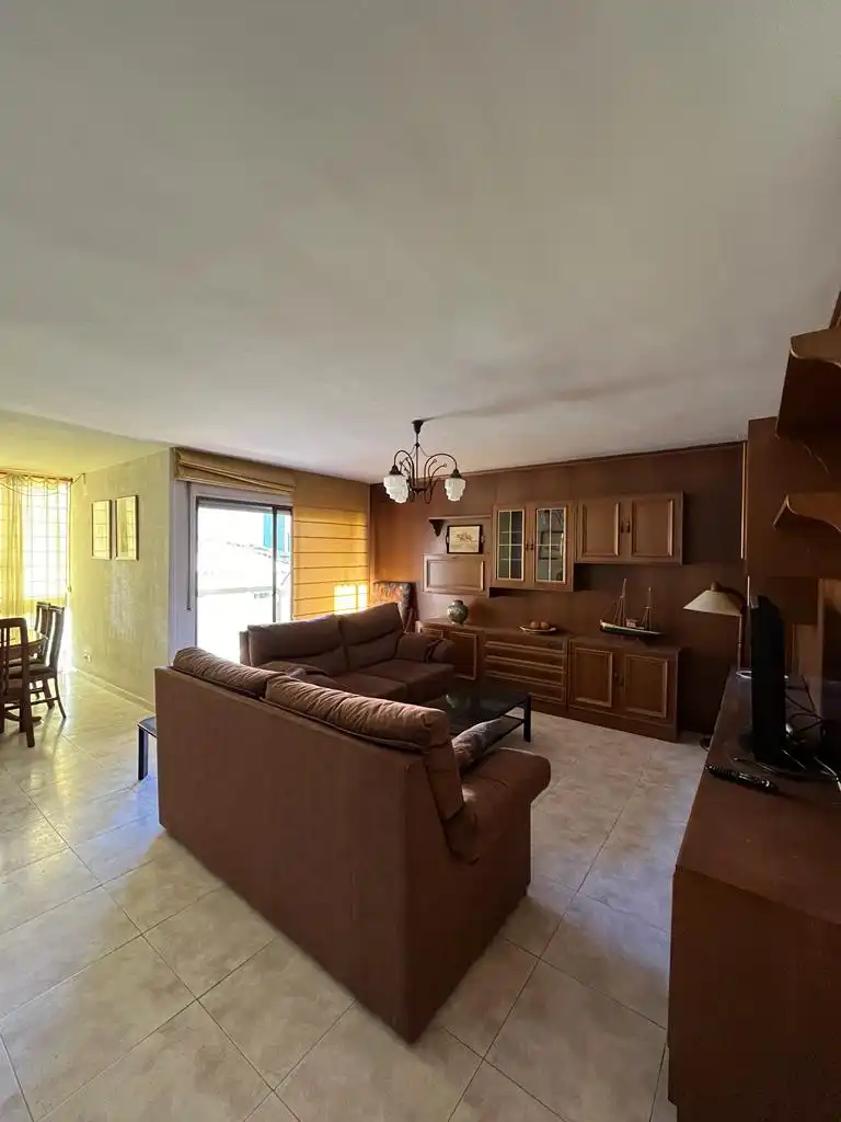 Wohnzimmer von Wohnung zur Miete in Palamós mit Terrasse, Möbliert und Ofen