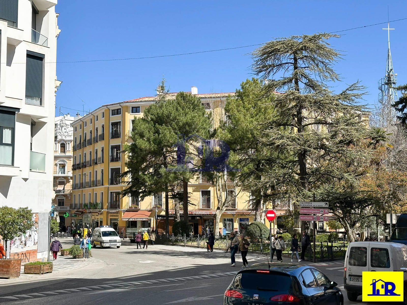 Vista exterior de Piso de alquiler en Cuenca Capital con Aire acondicionado, Calefacción y Amueblado