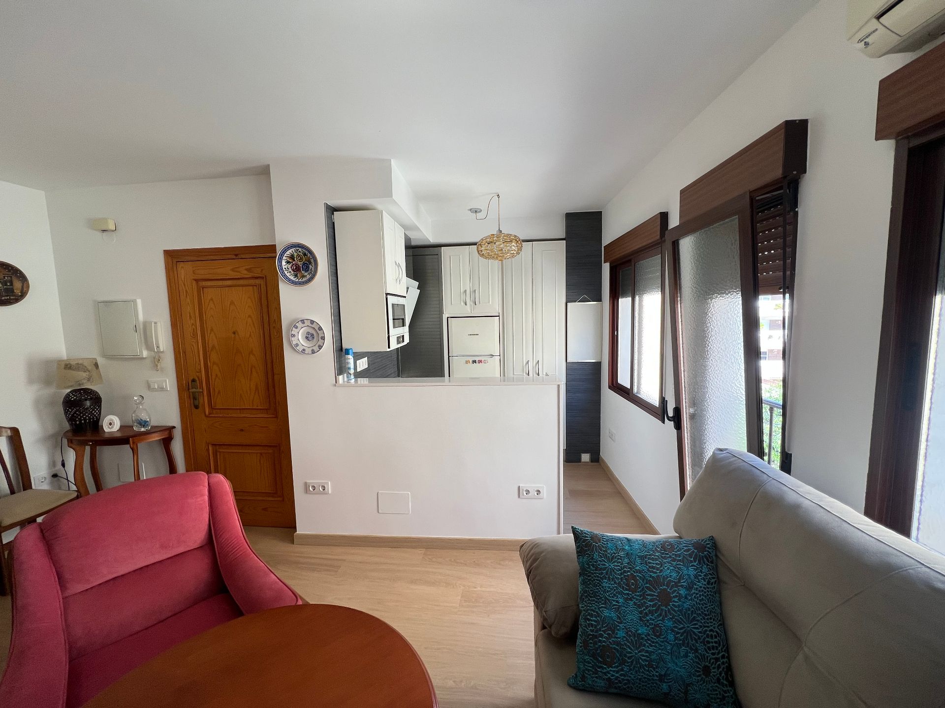 Bedroom of Flat to rent in  Jaén Capital  with Air Conditioner, Heating and Parquet flooring