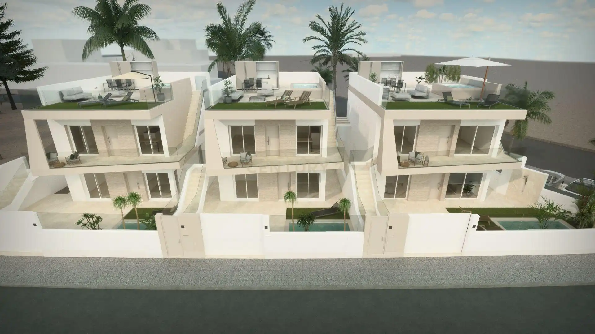 Vista exterior de Apartamento en venta en San Javier con Piscina