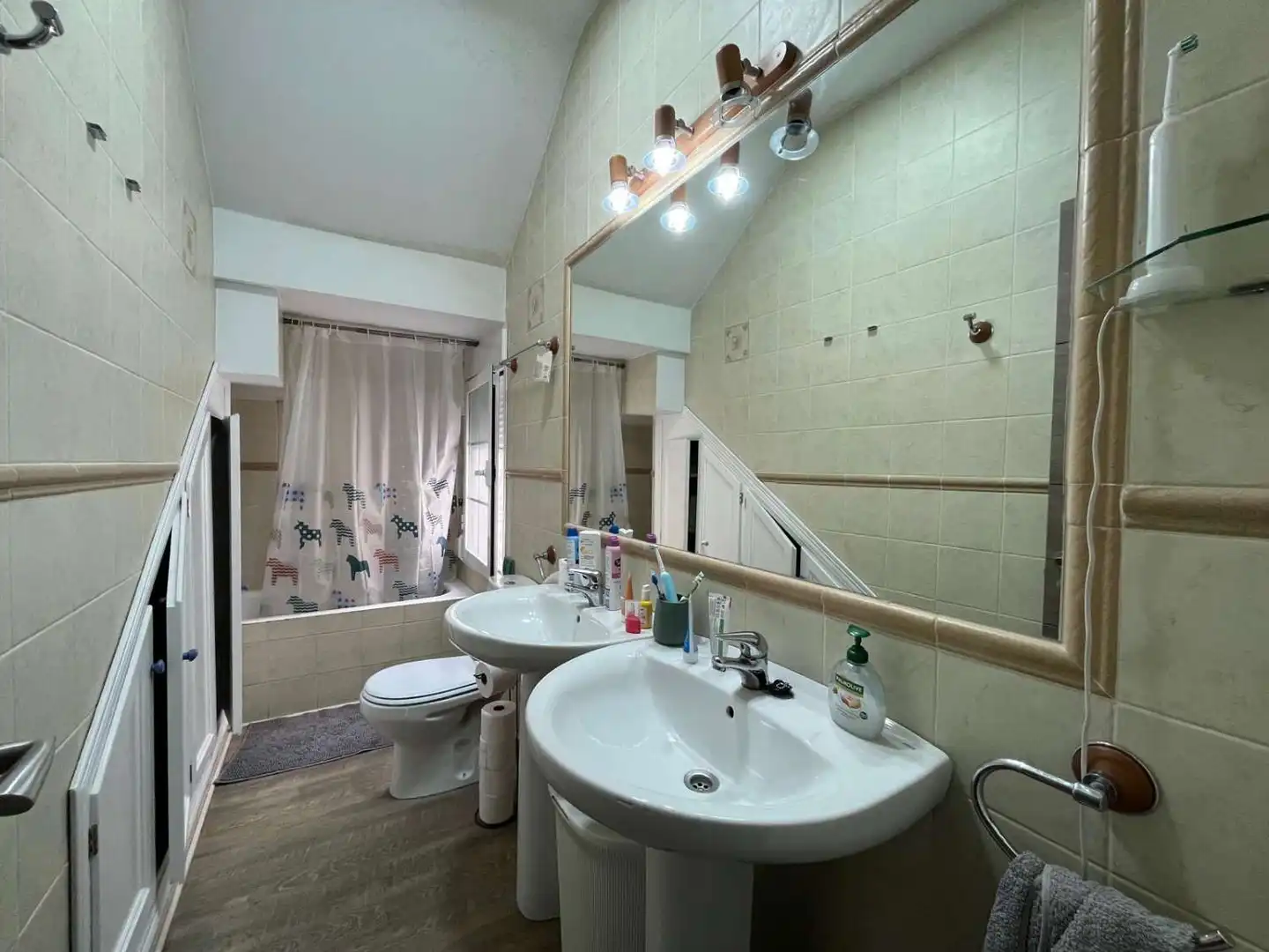Bany de Apartament de lloguer en Cuevas del Almanzora amb Terrassa i Moblat