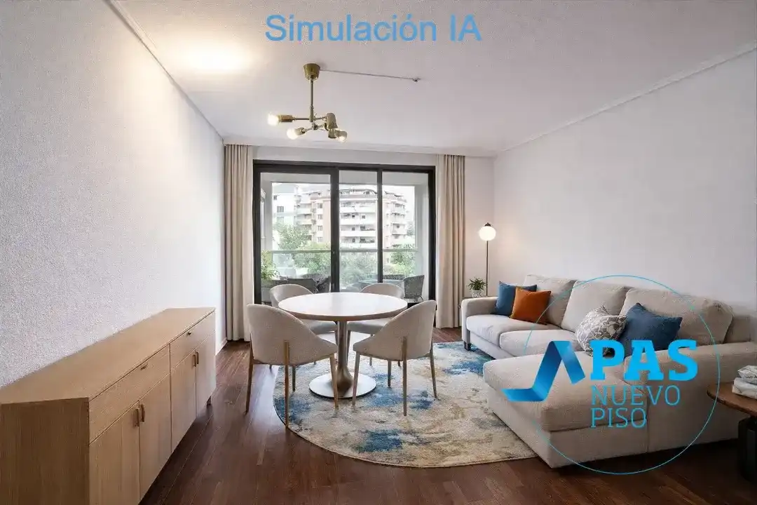 Wohnzimmer von Wohnung zum Verkauf in Santander mit Heizung
