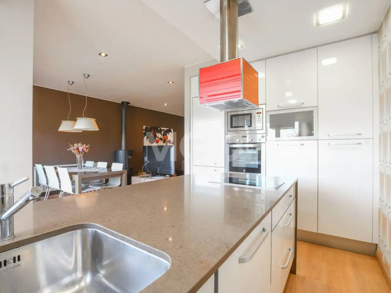 Cocina de Casa o chalet en venta en Manlleu con Aire acondicionado, Calefacción y Parquet