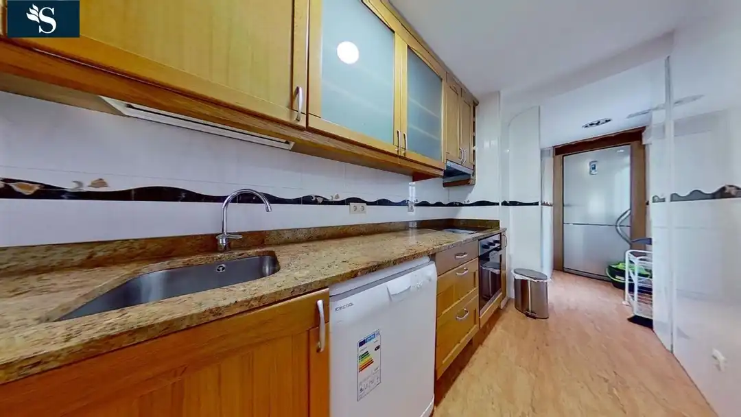 Kitchen of Flat for rent in Madrid  with Air Conditioner, Heating and Terrace