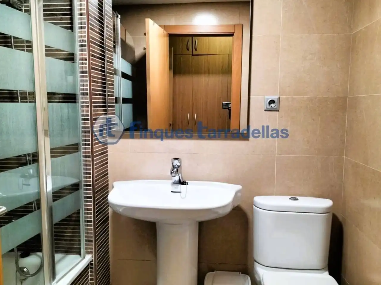 Badezimmer von Wohnung zum Verkauf in Blanes mit Heizung, Terrasse und Abstellraum