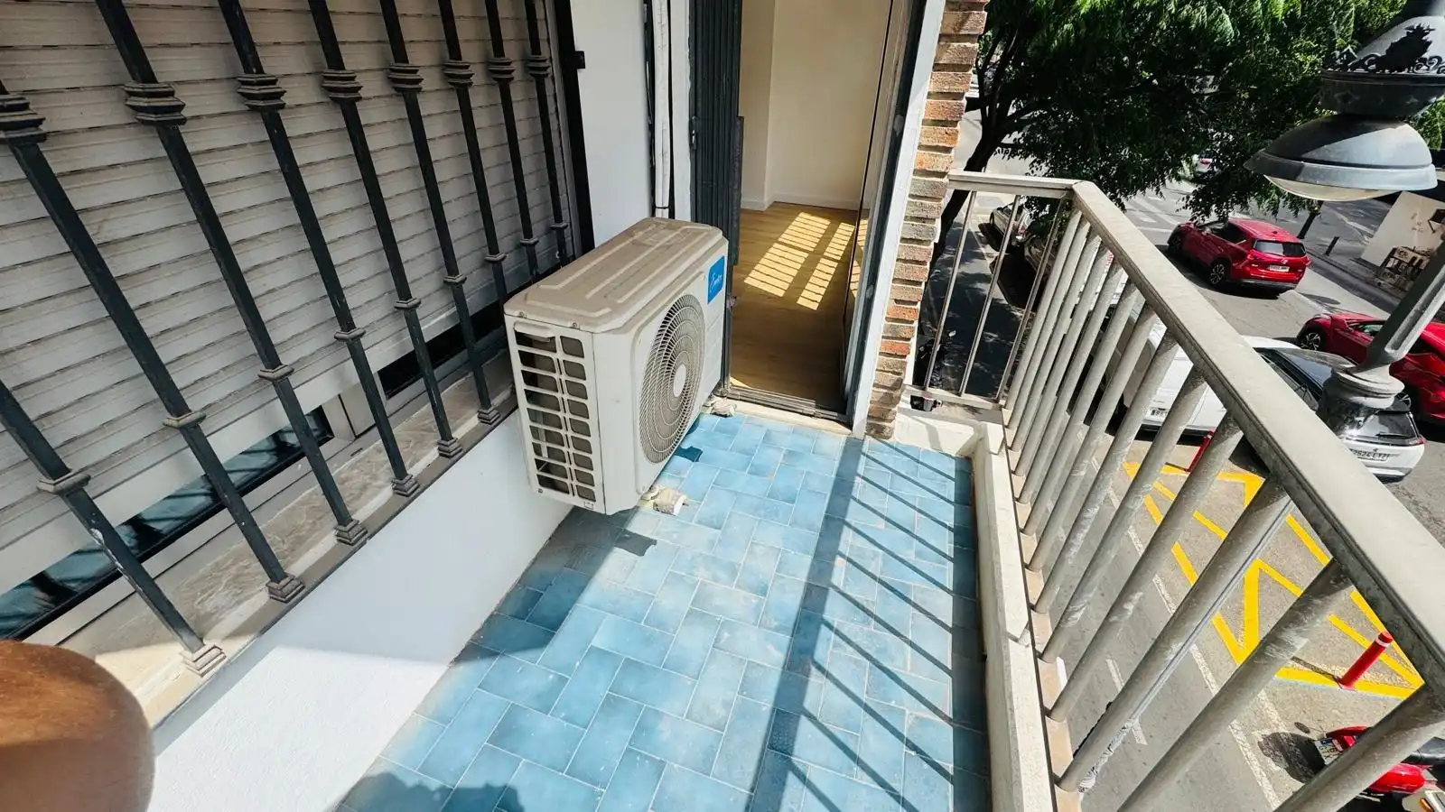 Balcony of Flat for rent in Valencia  with Air Conditioner, Parquet flooring and Terrace