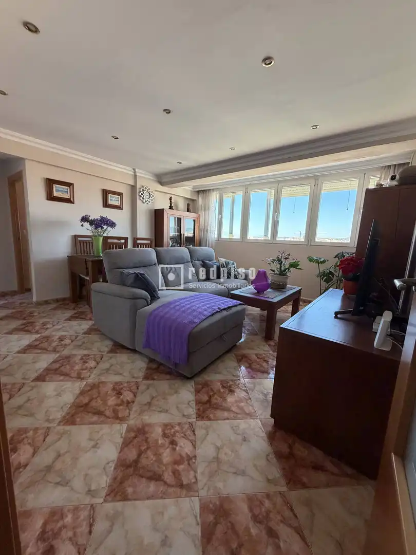 Sala de estar de Piso en venta en Málaga con Aire acondicionado y Amueblado